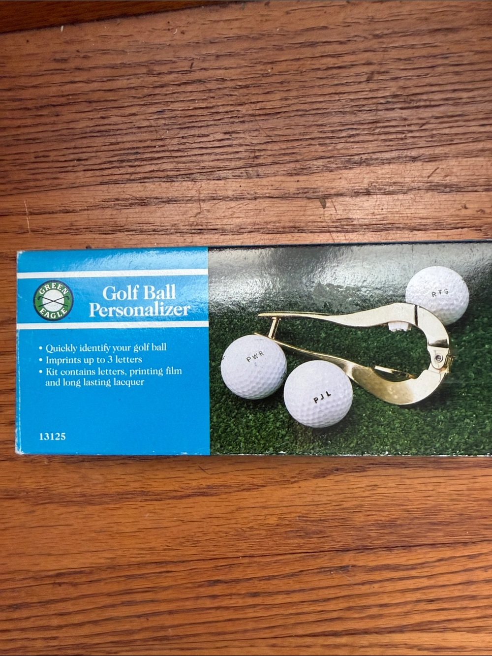 Gold Golf Ball Personalizer - White